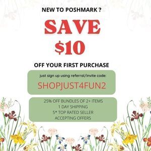Save $10 on your FIRST purchase!‎